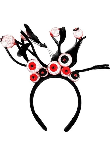 Halloween Kanlı Gözler Korkunç Parti Tacı fırsatları