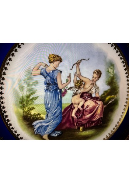 Fransız Limoges El Boyama Porselen Tabak 19 cm Çapında - IOJDF0745 fiyatları