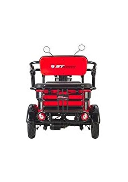 Elit 940 Elektrikli Moped 60V 24Ah Batarya ile 200 KG Taşıma Kapasitesi 3 Tekerlekli Kırmızı fırsatları