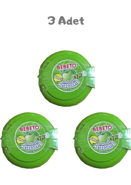 Ekşi Elma Ekstra Uzun Metre Sakız (25 Gr) 3 Adet