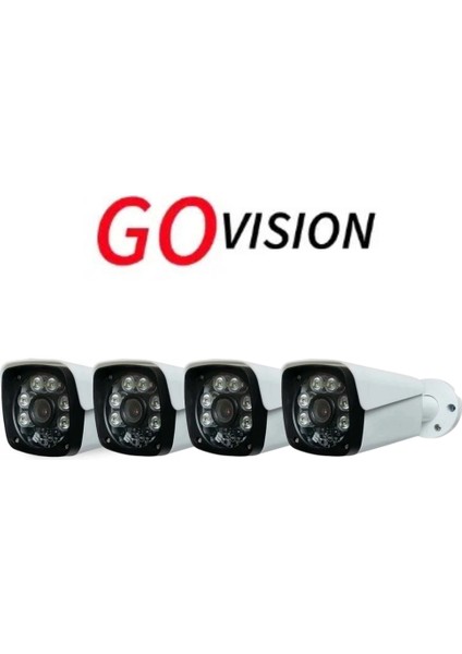 4 Adet 5mp 3.6mm Ahd Bullet Kamera