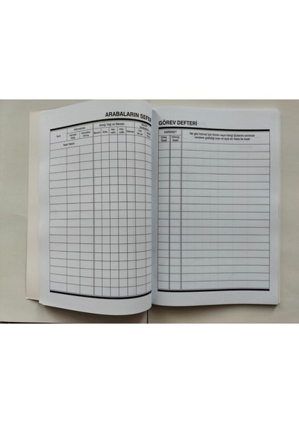 Araba Sefer Görev Defteri fiyatları