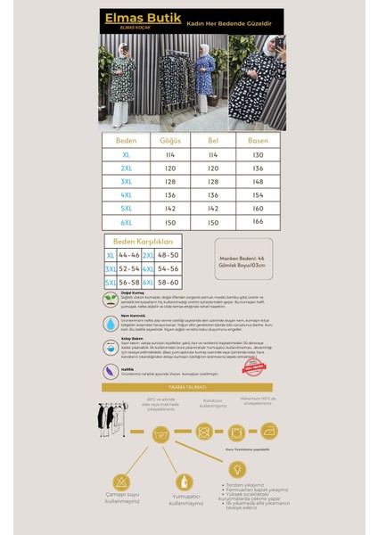 Kadın Tesettür Giyim Büyük Beden Çıtır Desen Gömlek