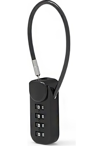 19 mm 4 Haneli Sıfırlanabilir 13,5 cm Dolap Bagaj Çanta Kilidi Asma Kilit CIN967