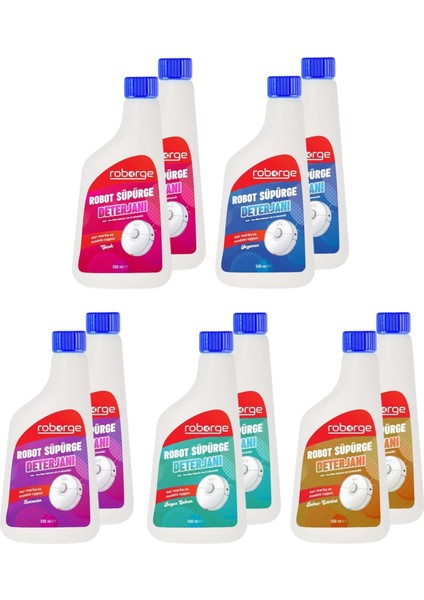 Robot Süpürge Deterjanı 5 Litre (10X500ML)