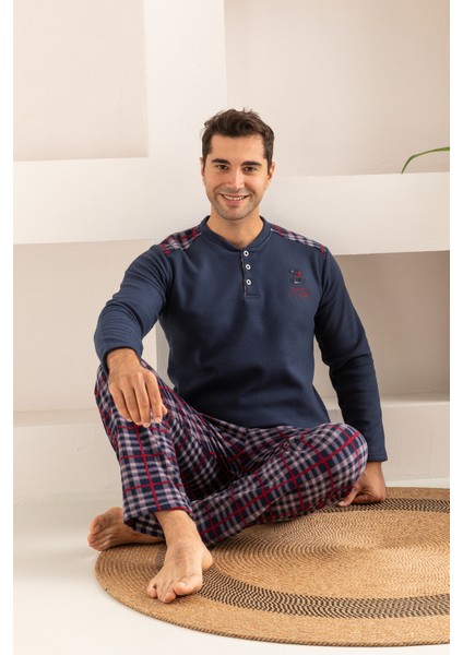 Ni̇sanca Nisanca 3 Renk Kışlık Erkek Polar Pijama Takımı