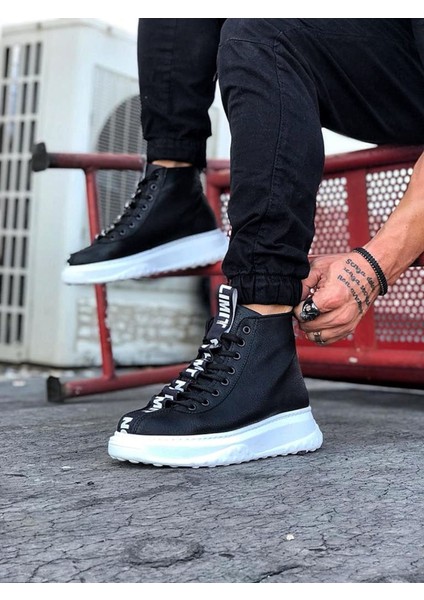 Siyah Casual Erkek Yarım Bilek Bot