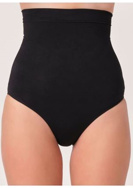 Siyah Kadın Dikişsiz Slip Korse