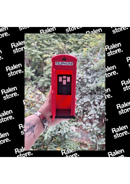 Ingiliz Telefon Kulübesi Dekoratif Obje | 20CM | Kırmızı ( Yüksek Kalite 3D Baskı Pla ) indirimleri