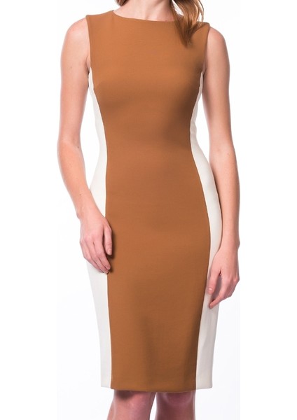 Askılı Taba Günlük Elbise Taba K1411125_022