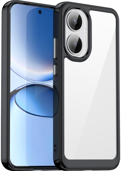 Xiaomi Poco F7 Kılıf, Şeffaf Tasarımlı Darbeye Dayanıklı Telefon Kılıfı, Tampon Hibrit Şeffaf Kapak Xiaomi Poco F7 (Yurt Dışından)