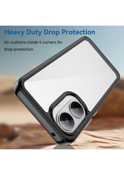 Xiaomi Poco F7 Kılıf, Şeffaf Tasarımlı Darbeye Dayanıklı Telefon Kılıfı, Tampon Hibrit Şeffaf Kapak Xiaomi Poco F7 (Yurt Dışından) fırsatları