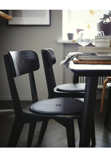 Lısabo Mutfak Masası Siyah 140 x 78 cm 4 Kişilik