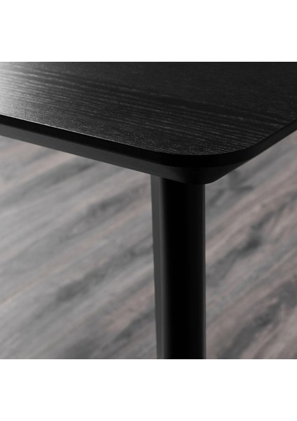 Lısabo Mutfak Masası Siyah 140 x 78 cm 4 Kişilik