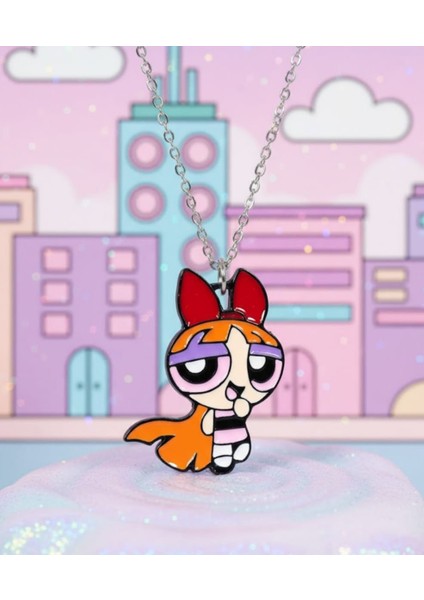 Mineli Powerpuff Girls Blossom Kolye