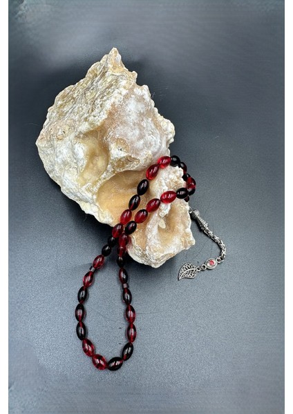 Siyah Kırmızı Ateş Kehribar Tespih fiyatları