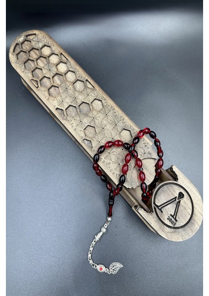 Siyah Kırmızı Ateş Kehribar Tespih modelleri