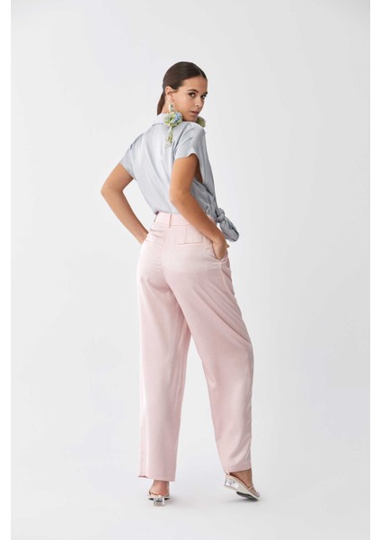 Bol Paça Cep Detaylı Pantolon Pudra Y2012077_055 modelleri