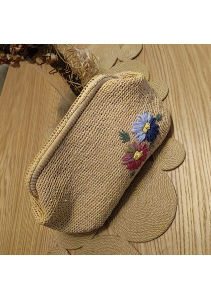 El Çantası Gizli Burs Hasır Örgü modelleri