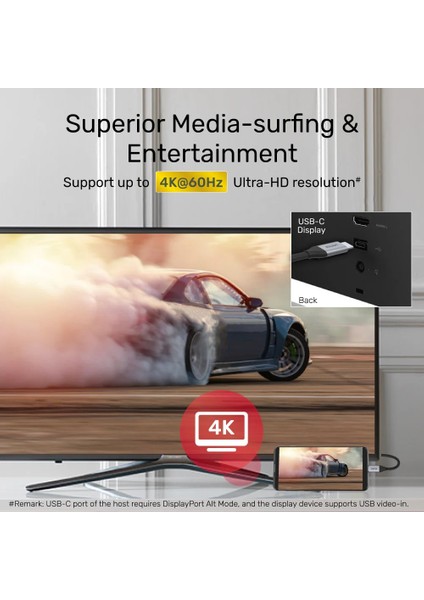 Unıtek Usb-C 3.2 Kablo 1mt 10GBPS 4K (C14082ABK) fırsatları
