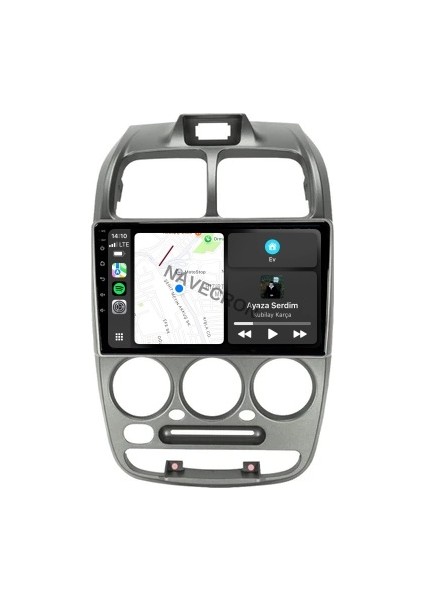 Hyundaı Accent Admıre 2000-07 9" Uyumlu Androıd Multimedya Gerçek 2/32 Kablosuz Carplay Geri Görüş Kameralı