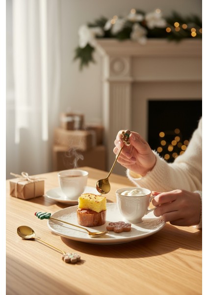 Yeni Yıl 6'lı Mini Çay Kaşığı fırsatları