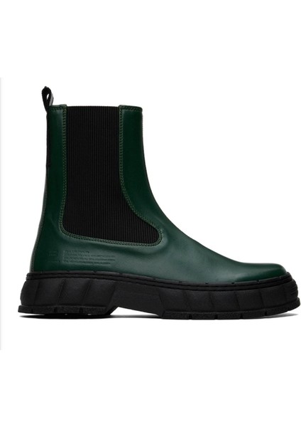 Virón Ssense Exclusive Yeşil 1997 Chelsea Botları ,el Yapımı Bilekte Biten Yeşil Suni Deri Botlar. fiyatları