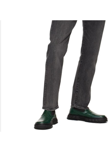 Virón Ssense Exclusive Yeşil 1997 Chelsea Botları ,el Yapımı Bilekte Biten Yeşil Suni Deri Botlar. indirimleri