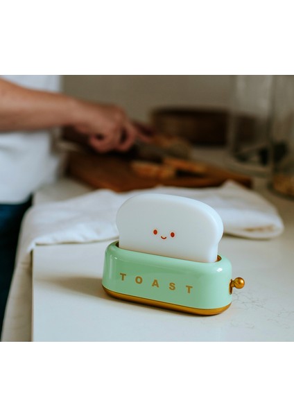 Toaster Yeşil LED Gece Lambası