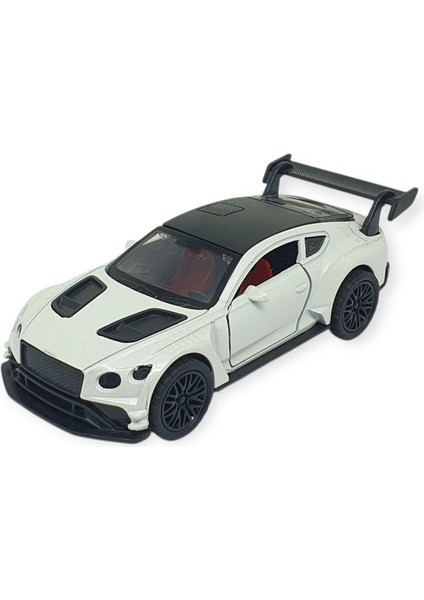 Çek Bırak Metal Arabalar cm - 3671C - Beyaz