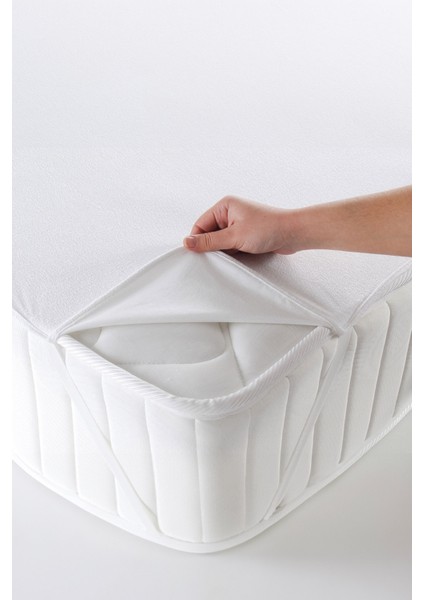 Sıvı Geçirmez Köşe Lastikli Yatak Koruyucu Alez 180X200