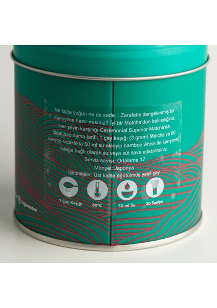 Ceremonial Superior Matcha Japon Yeşil Çay Tozu 50 gr fırsatları