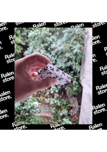 Minecraft Mini Skeleton Sonsuz Küp Stres Oyuncağı Fidget | 8X4CM ( Yüksek Kalite 3D Baskı Pla )