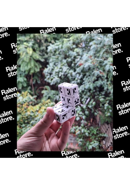 Minecraft Mini Skeleton Sonsuz Küp Stres Oyuncağı Fidget | 8X4CM ( Yüksek Kalite 3D Baskı Pla )