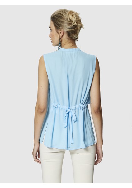 Ön Detaylı Bluz Mavi Y9913004_036 modelleri