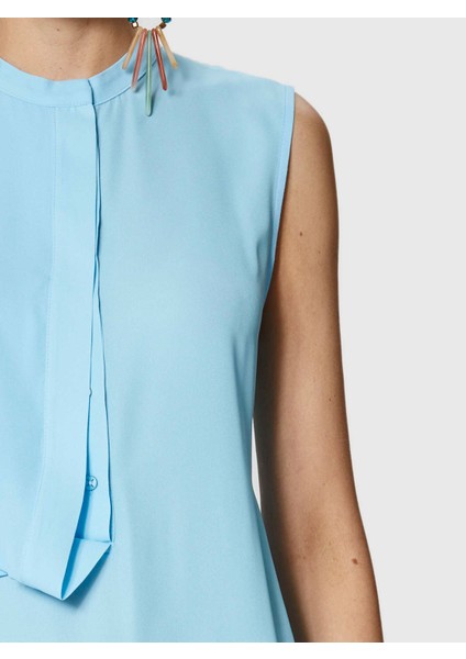 Ön Detaylı Bluz Mavi Y9913004_036 fırsatları