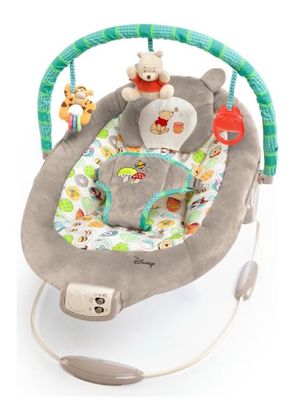 Winnie The Pooh Dots & Hunny Pots Sallanan Bebek Titreşimli Ana Kucağı