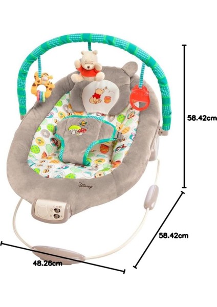 Winnie The Pooh Dots & Hunny Pots Sallanan Bebek Titreşimli Ana Kucağı indirimleri