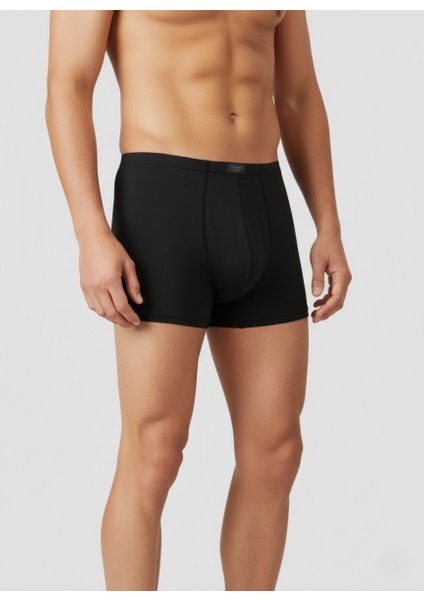 Bambu Boxer Pamuklu Cotton Modal 3'lü Paket Ekstra Esnek Slim Fit Erkek modelleri