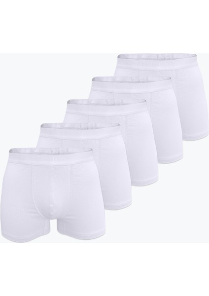 Erkek 5 Li Paket Pamuk Elastan Boxer 5M075