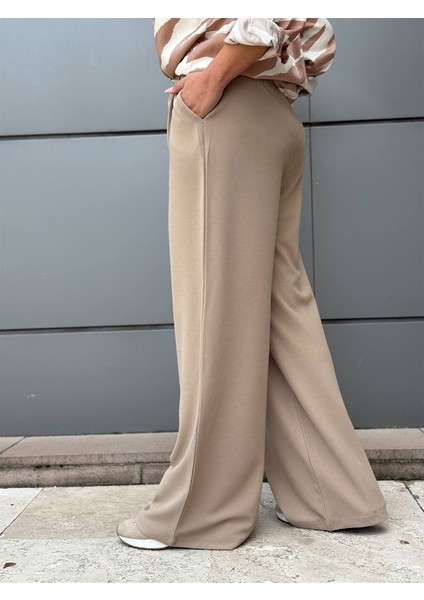 Krep Gabardin Kumaş Palazzo Pantolon indirimleri