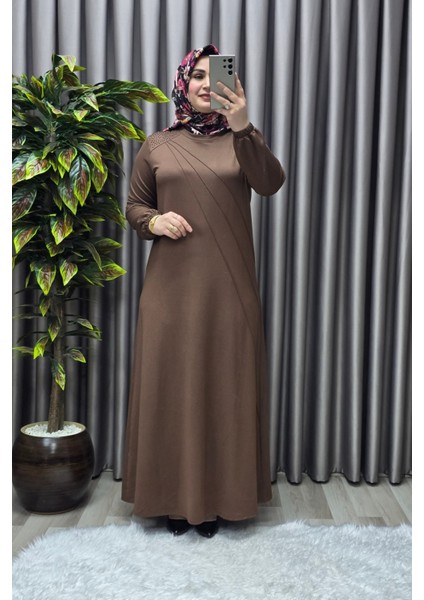 Kadın Tesettür Giyim Büyük Beden Şeyda Elbise