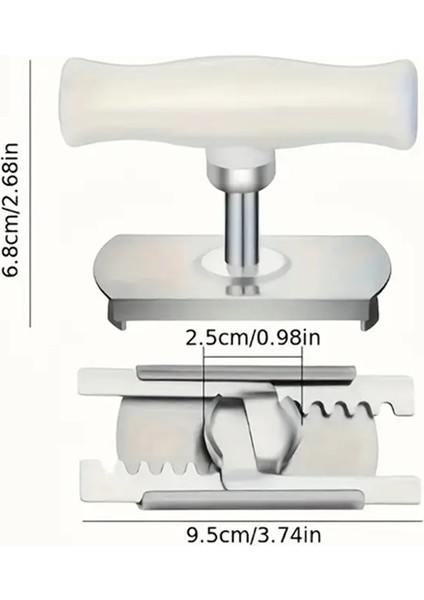 Paslanmaz Çelik Kavanoz ve Şişe Açacağı | Ayarlanabilir, Kaymaz, Ergonomik Tutma Saplı indirimleri