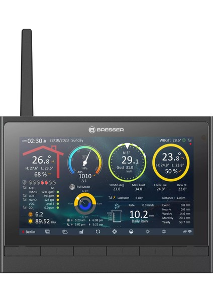 , 9'u 1 Arada Meteochamp Hd Wifi Hava Istasyonu