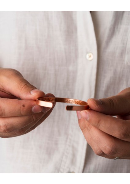 Içi Ayetel Kürsi Yazılı Dışı Düz Ince Bakır Bakır Bilezik modelleri