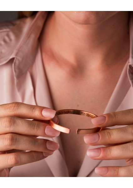 Içi Ayetel Kürsi Yazılı Dışı Düz Ince Bakır Bakır Bilezik indirimleri