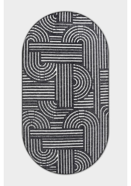 Revna Oval Halı | Yıkanabilir, Kaymaz Taban, Modern Salon ve Mutfak Halısı fırsatları