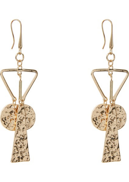 Üçgen Ve Daire Detaylı Küpe Standart Renk K2086122_089 fiyatları