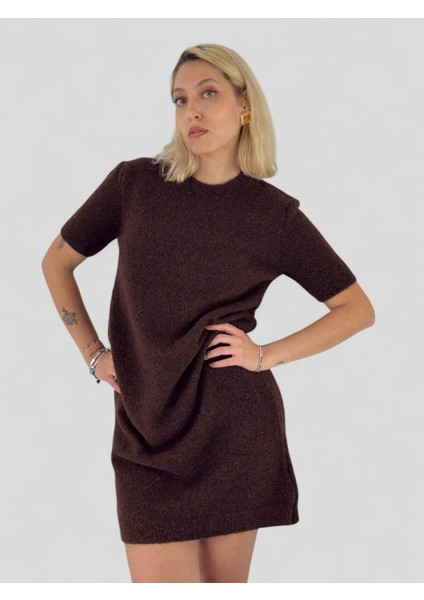 Triko Elbise Kadın Kahve fiyatları