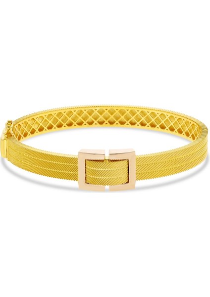 Tasarım Altın Kelepçe - 14K